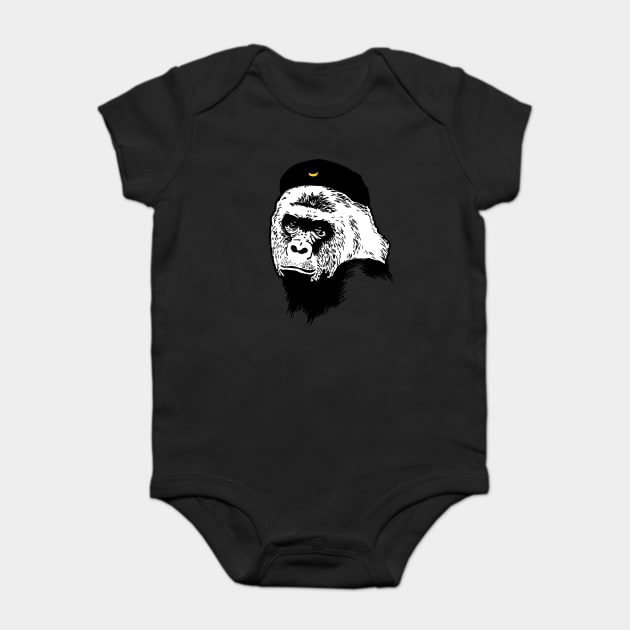 Harambe Guevara Baby Bodysuit by dumbshirts
